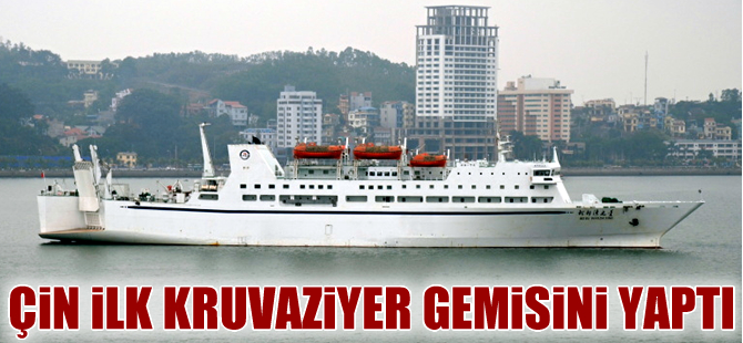 Çin’in ilk kruvaziyer gemisi sefere çıktı
