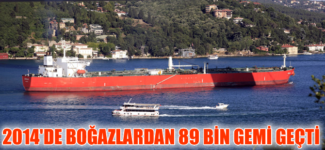 Boğazlardan geçen gemi sayısı azaldı