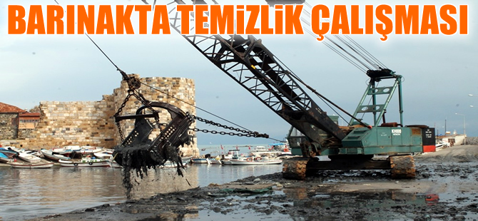 Yumurtalık Balıkçı Barınağı'nda şimdi temizlik zamanı