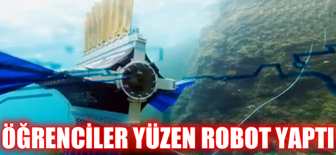 İsviçreli öğrenciler mürekkep balığından esinlenerek yüzen robot yaptı