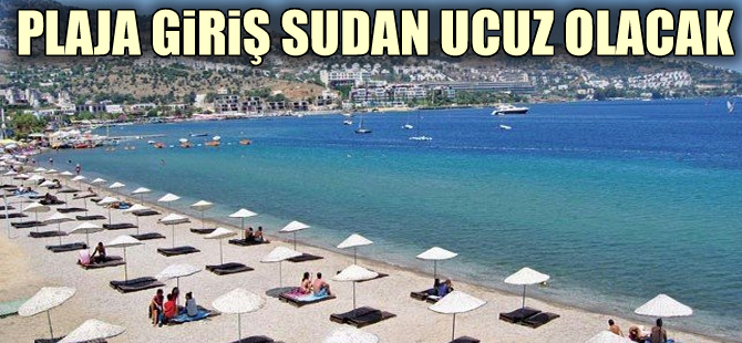 İdris Güllüce: Plajlara giriş 2-3 lira olacak