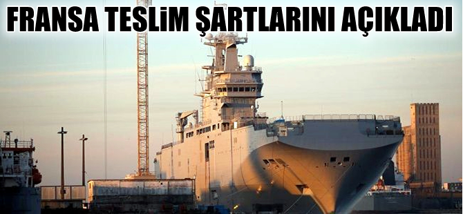Hollande, Mistrallerin teslimatı için şart koştu