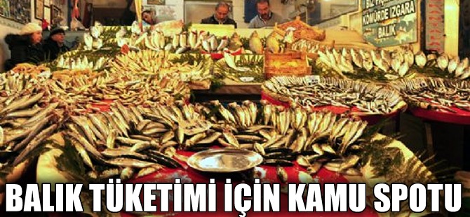Balık tüketimi kamu spotuyla özendirilecek