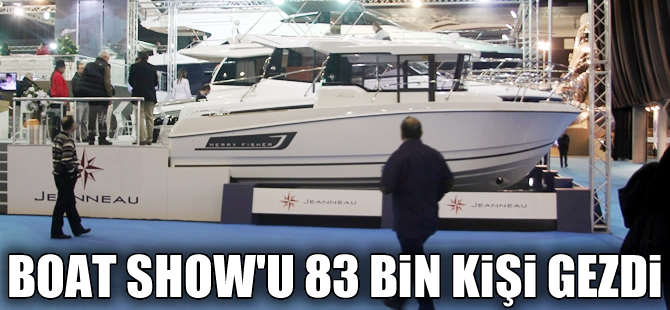 CNR Avrasya Boat Show'u 83 bin kişi ziyaret etti