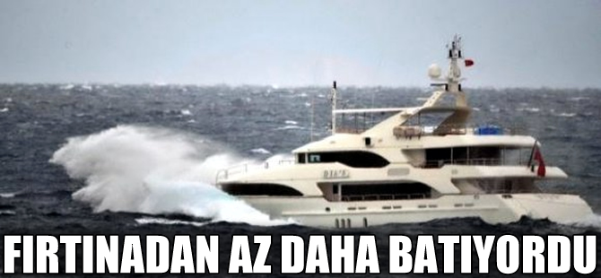Fırtına Ege'de gemi ve yatlara zor anlar yaşattı