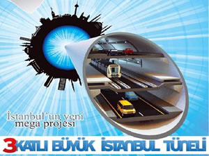 İstanbul'un Yeni Mega Projesi: 3 Katlı Büyük İstanbul Tüneli