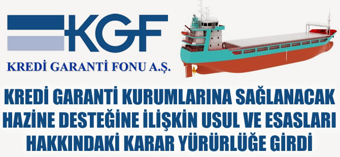 Kredi Garanti Kurumlarına Sağlanacak Hazine Desteği Kararı, Resmi Gazete'de yayımlandı