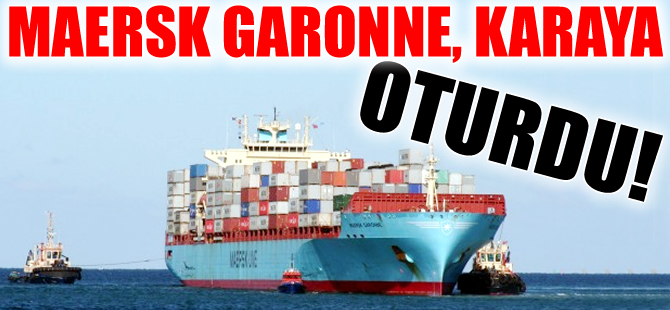 MAERSK GARONNE, Avustralya'nın batısında karaya oturdu