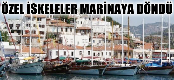 Marmaris'te tekneler kışı marina yerine iskelelerde geçiriyor