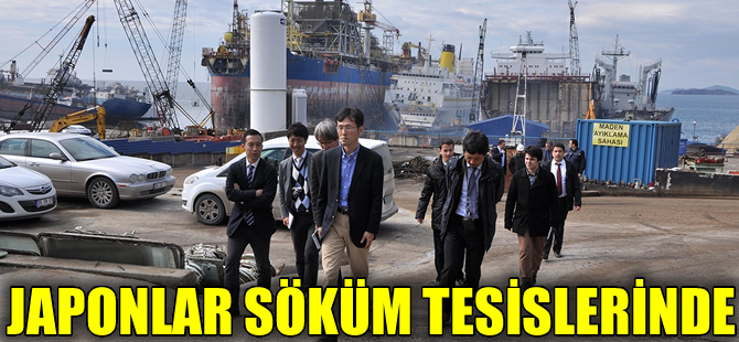 Japonlar Aliağa Gemi Geri Dönüşüm tesislerini inceledi