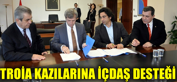 İÇDAŞ'dan Troia Antik Kent kazılarına 1 milyon liralık destek