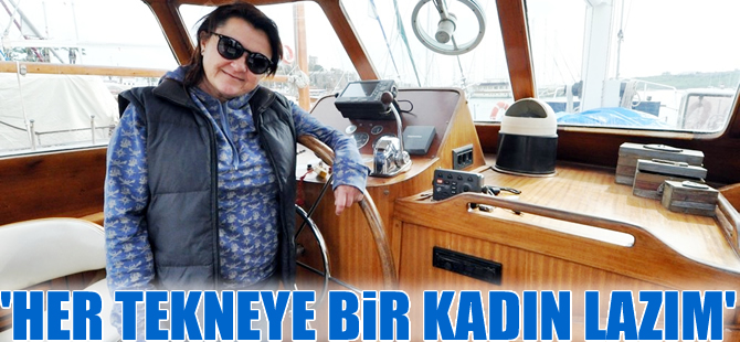 Kaptan Gül Yavuz, erkeklere denizde de rakip oldu