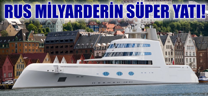 Rus milyarder Andrey Melnichenko'un, görenleri şaşkına çeviren yatı