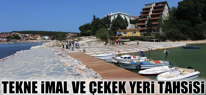 Ulaştırma, Denizcilik ve Haberleşme Bakanlığı 'Tekne imal ve çekek yerleri' tahsis edilecek