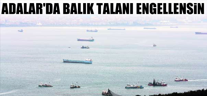 Adalar'da balık talanına son verilsin