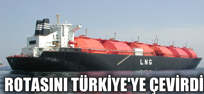 LNG yüklü tanker Belçika yerine Türkiye'ye yönlendirildi