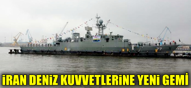 İran yeni savaş gemisi Demavend'i denize indirdi