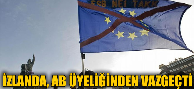 İzlanda AB üyelik başvurusunu balıkçılık yüzünden geri çekti