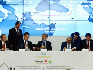 TANAP projesinde imzalar atıldı