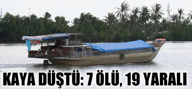 Nehirde tekne bekleyenlerin üstüne kaya düştü: 7 ölü, 19 yaralı