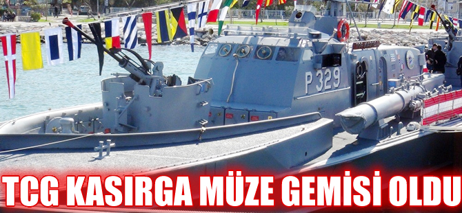TCG Kasırga müze gemisi olarak hizmet verecek