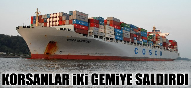 Korsanlar Malacca Boğaz’nda iki gemiye saldırdı