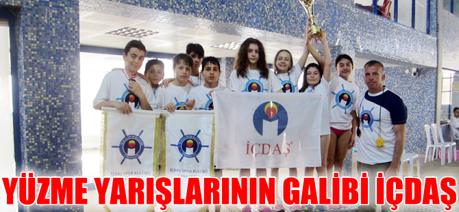 "18 Mart Deniz Zaferi Kupası”nı İÇDAŞ yüzücüleri kaldırdı