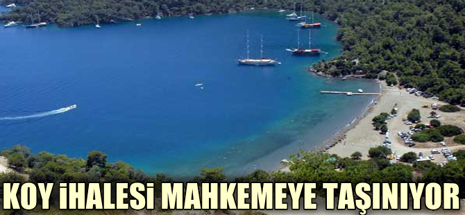 Göcek'te 4 koy ihalesi mahkemeye taşınıyor