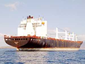 ABD Donanması'nın stratejik taşımalarını yapan Maersk'in gemisi, söküm için Şimşekler'e satıldı