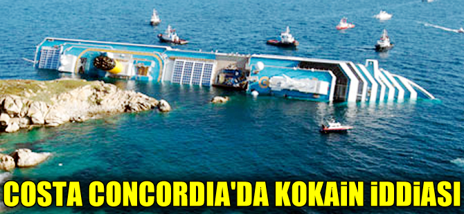 Costa Concordia'da kokain deposu batmış!