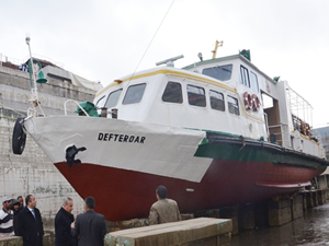 Çürümeye terkedilen tekne yeniden bakıma alındı
