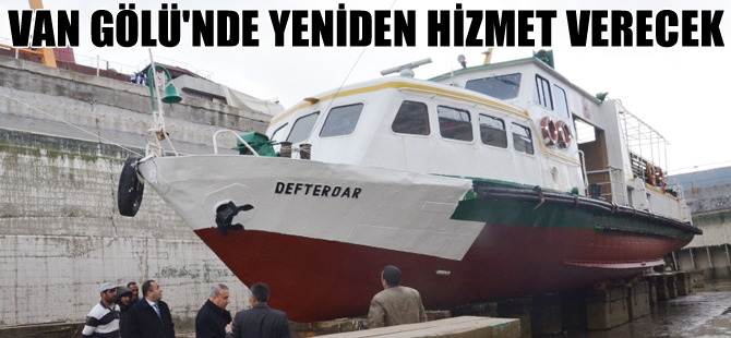 Çürümeye terkedilen tekne yeniden bakıma alındı