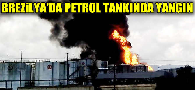 Latin Amerika’nın en büyük petrol tankında yangın çıktı