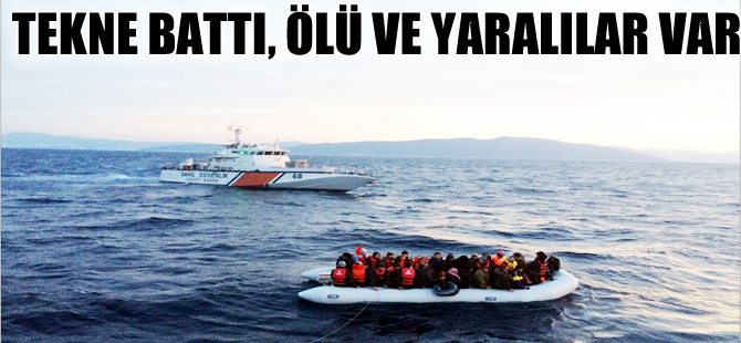 Ege Denizi'nde kaçakları taşıyan tekne battı: 7 ölü