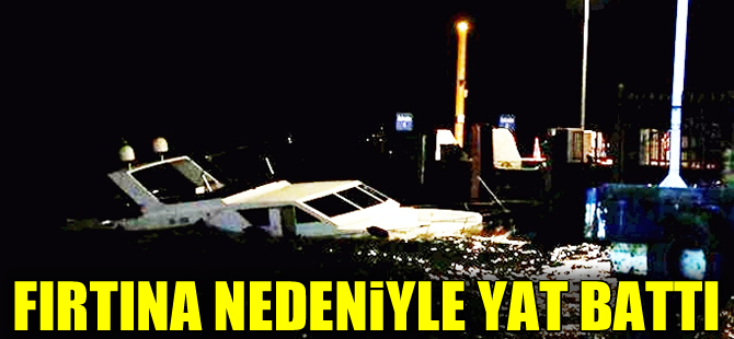 İstanbul'da fırtınaya dayanamayan yat battı, 8 kişi kurtarıldı
