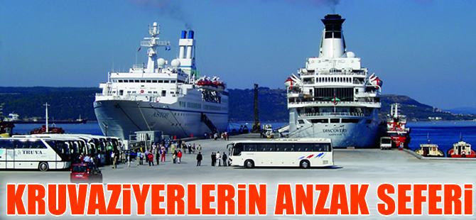 Çanakkale'de kruvaziyer turizmi Anzaklar'la coşacak