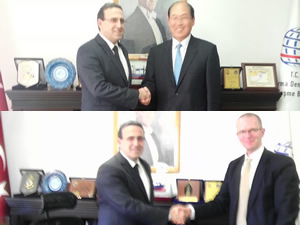 IMO Genel Sekreter Adayları, Özkan Poyraz'ı makamında ziyaret etti