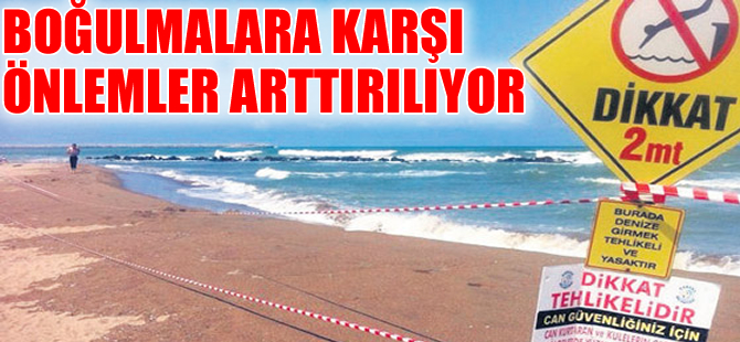 Sahil Güvenlik Komutanlığı  boğulmalara karşı önlemleri artırıyor