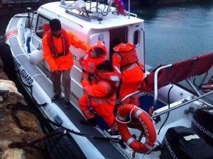 Gökçeada 1 Feribotu'ndaki yolcuların tahliye işlemi tamamlandı