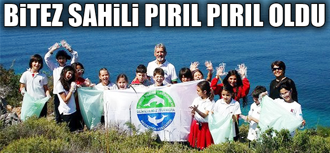 Bitez sahilleri pırıl pırıl oldu