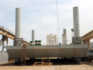 Türkiye'de inşa edilen Jack-up Barge yapılan testleri başarı ile tamamladı