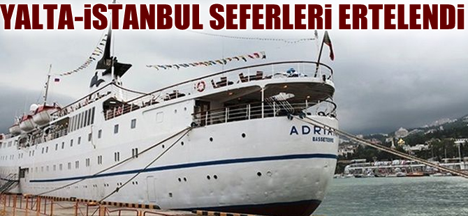 Kırım ambargosunu turistik gemiyle delme girişimi Mayıs'a kaldı