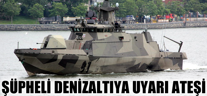 Finlandiya şüpheli denizaltıyı ‘depth charge’ adlı denizaltı savar bomba ile uyardı!