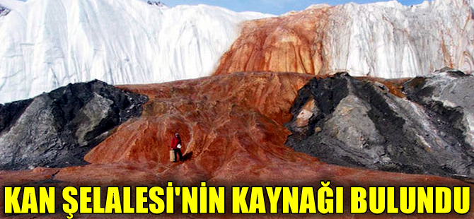 Antarktika'daki Kan Şelalesi'nin kaynağı bulundu