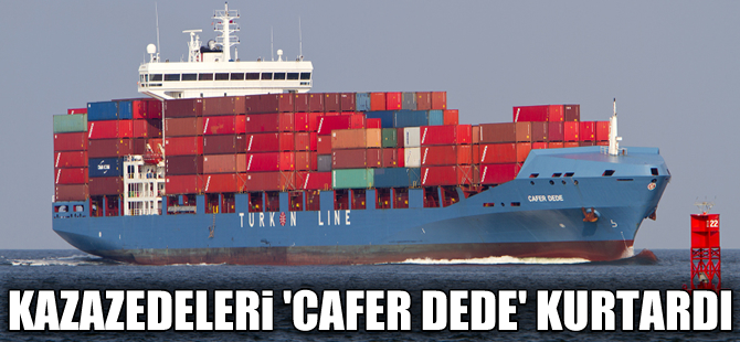 Cafer Dede Gemisi Atlas Okyanusu'nda iki yatçıyı kurtardı