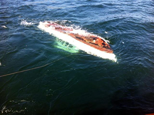 Marmara Denizi'nde batan teknede kaybolan kişi aranıyor