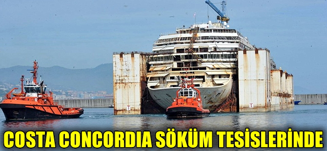 Costa Concordia  son yolculuğuna çıktı