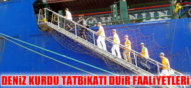 Deniz Kurdu 2015 Tatbikatı DUİR faaliyetleri başladı