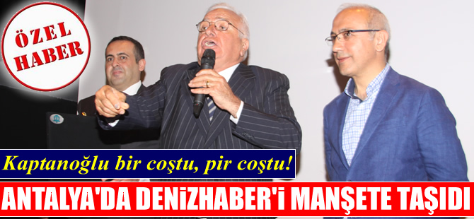 Cengiz Kaptanoğlu, Lütfi Elvan'ın katıldığı toplantıda Deniz Haber Ajansı'nı hedefine koydu