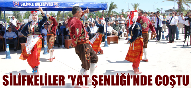 Silifke'de gezi tekneleri için şenlik düzenlendi